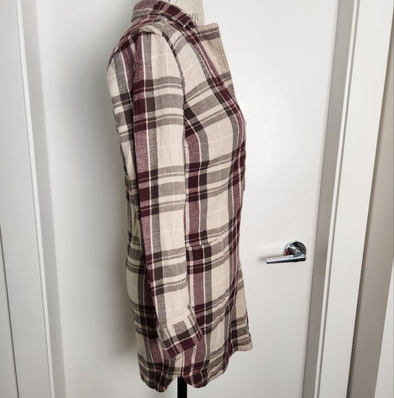 Vintage Plaid Flannel Shirt Dress - Picture 4 of 14